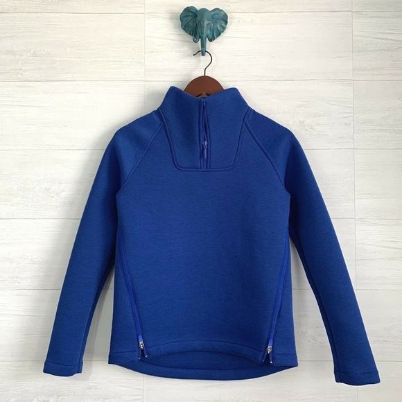 The North Face Jackets & Blazers - The North Face Scuba Knit Royal Blue Pullover